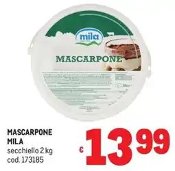 Metro MASCARPONE MILA offerta