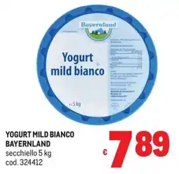 Metro Yogurt mild bianco Bayernland offerta