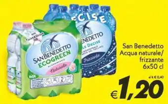 Iper Super Conveniente San Benedetto Acqua naturale/frizzante offerta