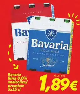 Iper Super Conveniente Bavaria Birra 0.0% analcolica/premium offerta