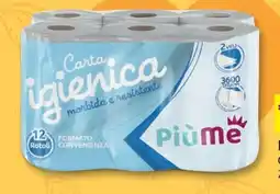 Ipersoap PIÙME Carta igienica offerta