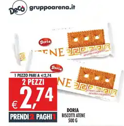 Deco Maxistore DORIA BISCOTTI ATENE offerta