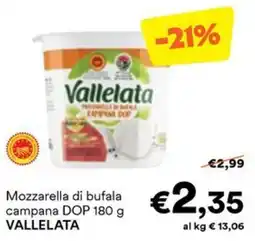 Unes Mozzarella di bufala campana DOP VALLELATA offerta