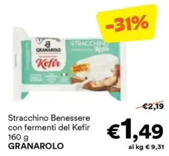 Unes Stracchino Benessere con fermenti del Kefir GRANAROLO offerta