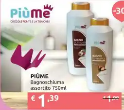 Ipersoap PIÙME Bagnoschiuma offerta