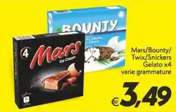 Iper Super Conveniente Mars/Bounty/Twix/Snickers Gelato offerta