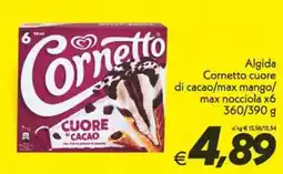 Iper Super Conveniente Algida Cornetto cuore di cacao offerta