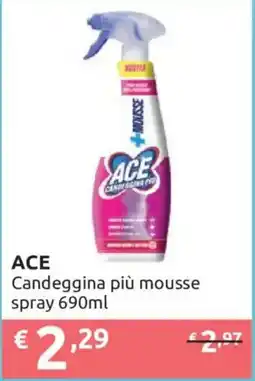Ipersoap ACE Candeggina più mousse offerta