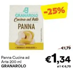 Unes Panna Cucina ad Arte GRANAROLO offerta