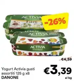 Unes Yogurt Activia gusti assortiti offerta