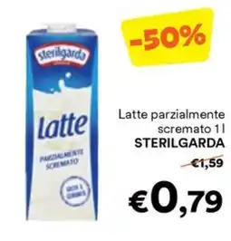 Unes Latte parzialmente scremato STERILGARDA offerta