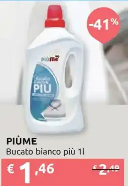 Ipersoap PIÙME Bucato bianco più offerta