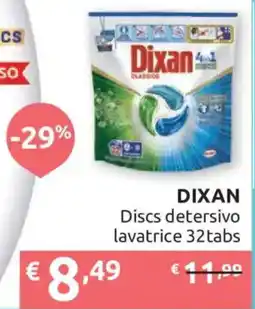 Ipersoap DIXAN Discs detergente lavatrice 32tabs offerta
