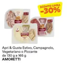 Unes Apri & Gusta Estivo, Campagnolo, Vegetariano o Piccante Amoretti offerta