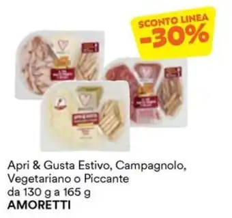 Unes Apri & Gusta Estivo, Campagnolo, Vegetariano o Piccante Amoretti offerta