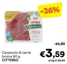 Unes Carpaccio di carne bovina CITTERIO offerta
