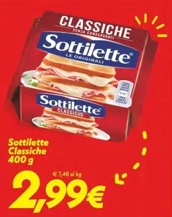 Iper Super Conveniente Sottilette Classiche offerta