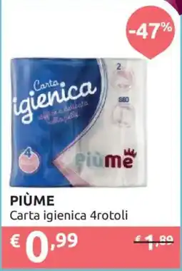 Ipersoap PIÙME Carta igienica offerta