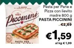 Unes Pasta per Pane e Pizza con lievito madre Piccinini offerta