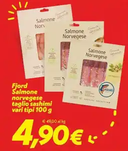 Iper Super Conveniente Fjord Salmone norvegese offerta