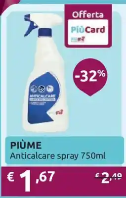 Ipersoap PIÙME Anticalcare spray offerta