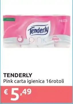Ipersoap Tenderly Pink carta igienica offerta