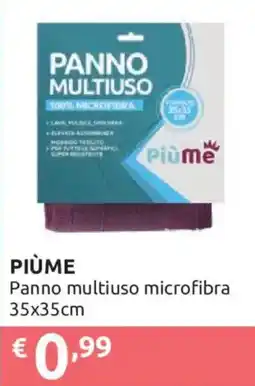 Ipersoap PIÙME Panno multiuso microfibra offerta
