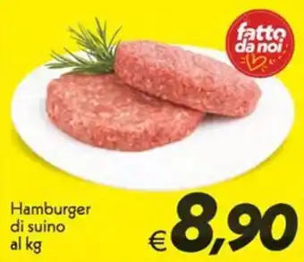 Iper Super Conveniente Hamburger di suino offerta