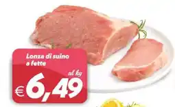 Iper Super Conveniente Lonza di suino offerta