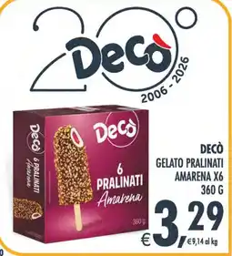 Deco Maxistore Decò Gelato Pralinati Amarena offerta