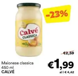 Unes Maionese classica CALVÉ offerta