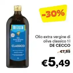 Unes Olio extra vergine di oliva classico DE CECCO offerta