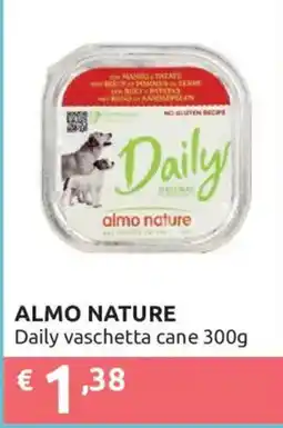 Ipersoap ALMO NATURE Daily vaschetta cane offerta