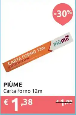 Ipersoap PIÙME Carta forno 12m offerta