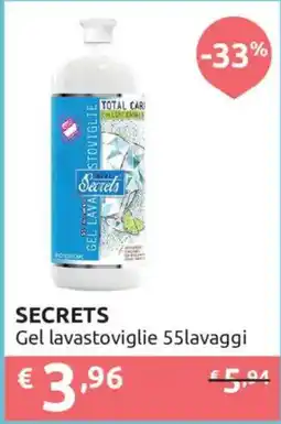 Ipersoap Secrets Gel lavastoviglie offerta