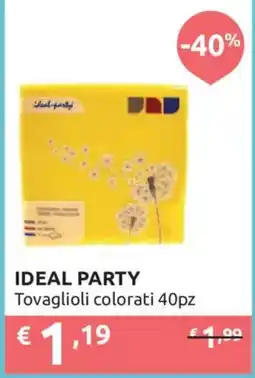 Ipersoap IDEAL PARTY Tovaglioli colorati offerta