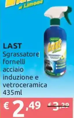 Ipersoap LAST Sgrassatore fornelli acciaio induzione e vetroceramica offerta
