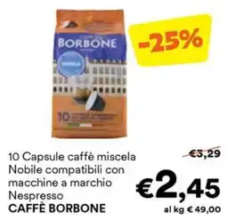 Unes Caffè Borbone offerta