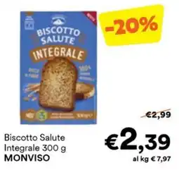 Unes Biscotto Salute Integrale MONVISO offerta