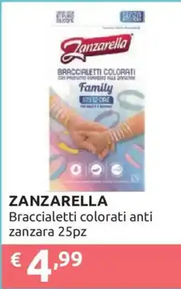Ipersoap Zanzarella Braccialetti colorati anti zanzara offerta