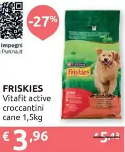 Ipersoap Friskies vitafit active croccantini cane offerta