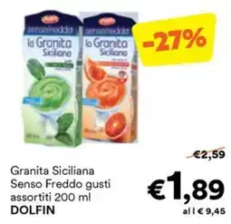 Unes Granita Siciliana Senso Freddo DOLFIN offerta