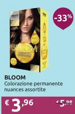 Ipersoap BLOOM Colorazione permanente nuance assortite offerta