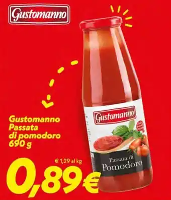 Iper Super Conveniente Gustomanno Passata di pomodoro offerta