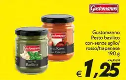 Iper Super Conveniente Gustomanno Pesto basilico con-senza aglio/rosso/trapanese offerta