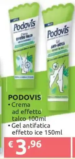 Ipersoap Podovis Crema ad effetto talco, Gel antifatica effetto ice offerta