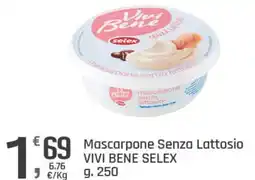 Supermercati Dok Mascarpone Senza Lattosio VIVI BENE SELEX offerta