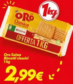 Iper Super Conveniente Oro Saiwa Biscotti classici offerta