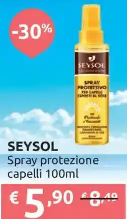 Ipersoap SEYSOL Spray protezione capelli offerta