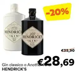 Unes Gin classico o Another 7% HENDRICK'S offerta